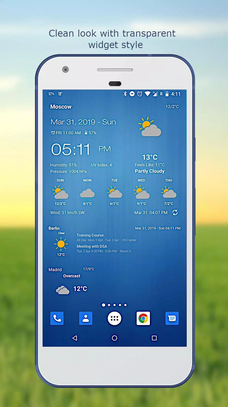 Weather & Clock Widget Plus