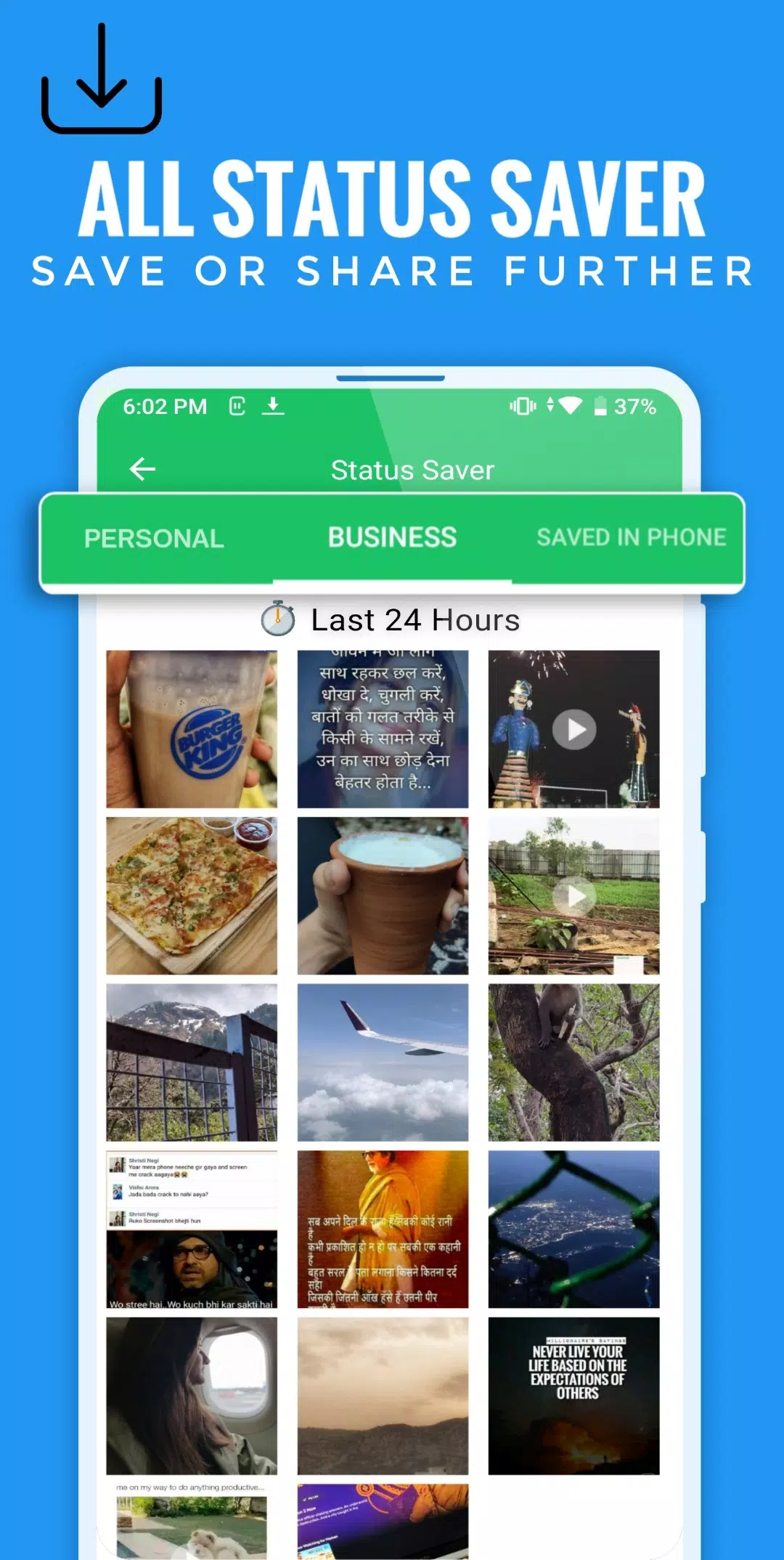 WAPunch- Status Saver, No Crop, Cleaner, Emoji Art