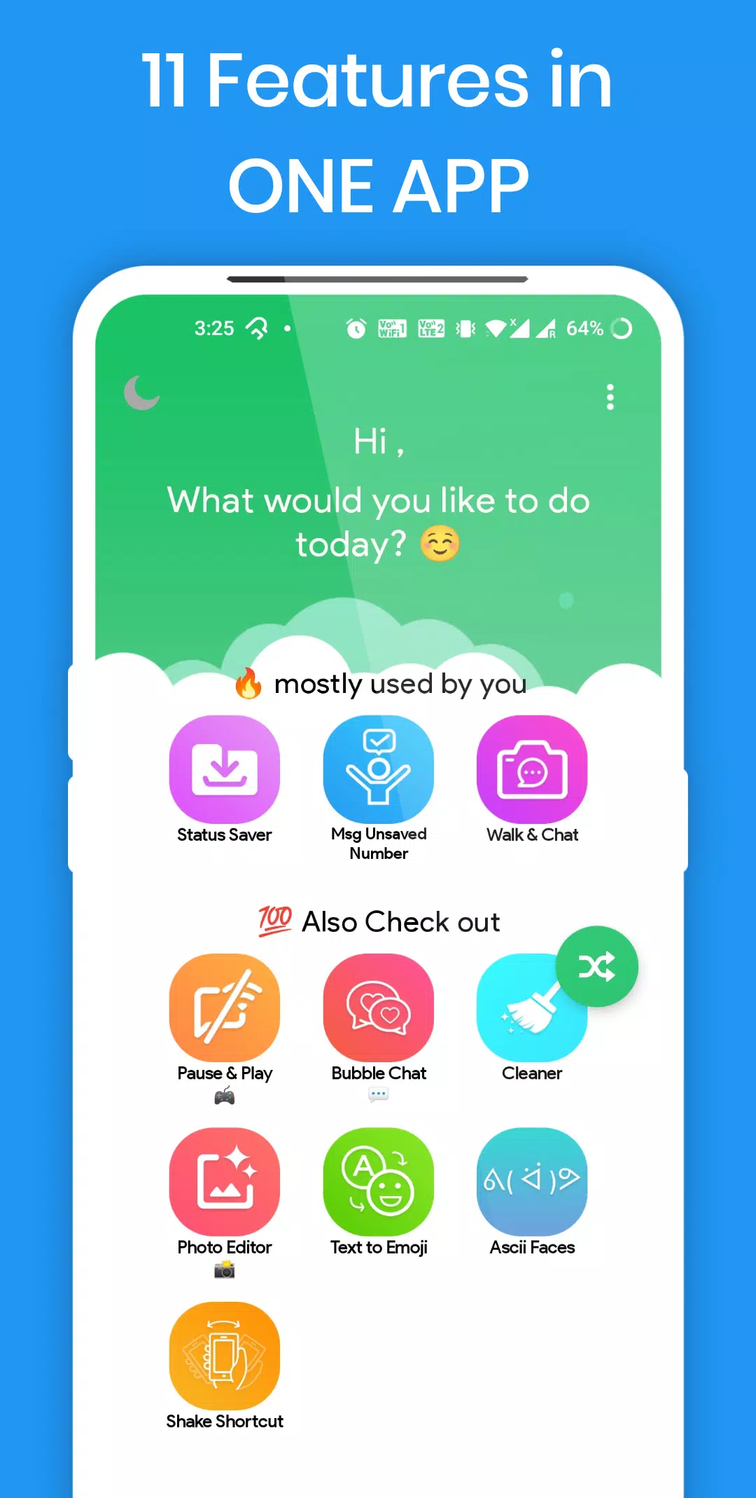 WAPunch- Status Saver, No Crop, Cleaner, Emoji Art