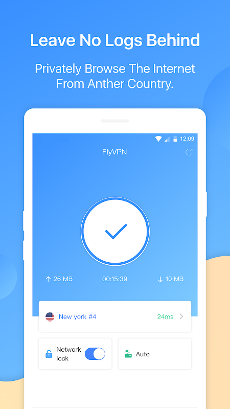 FlyVPN - Free VPN, Internet Privacy Security Proxy
