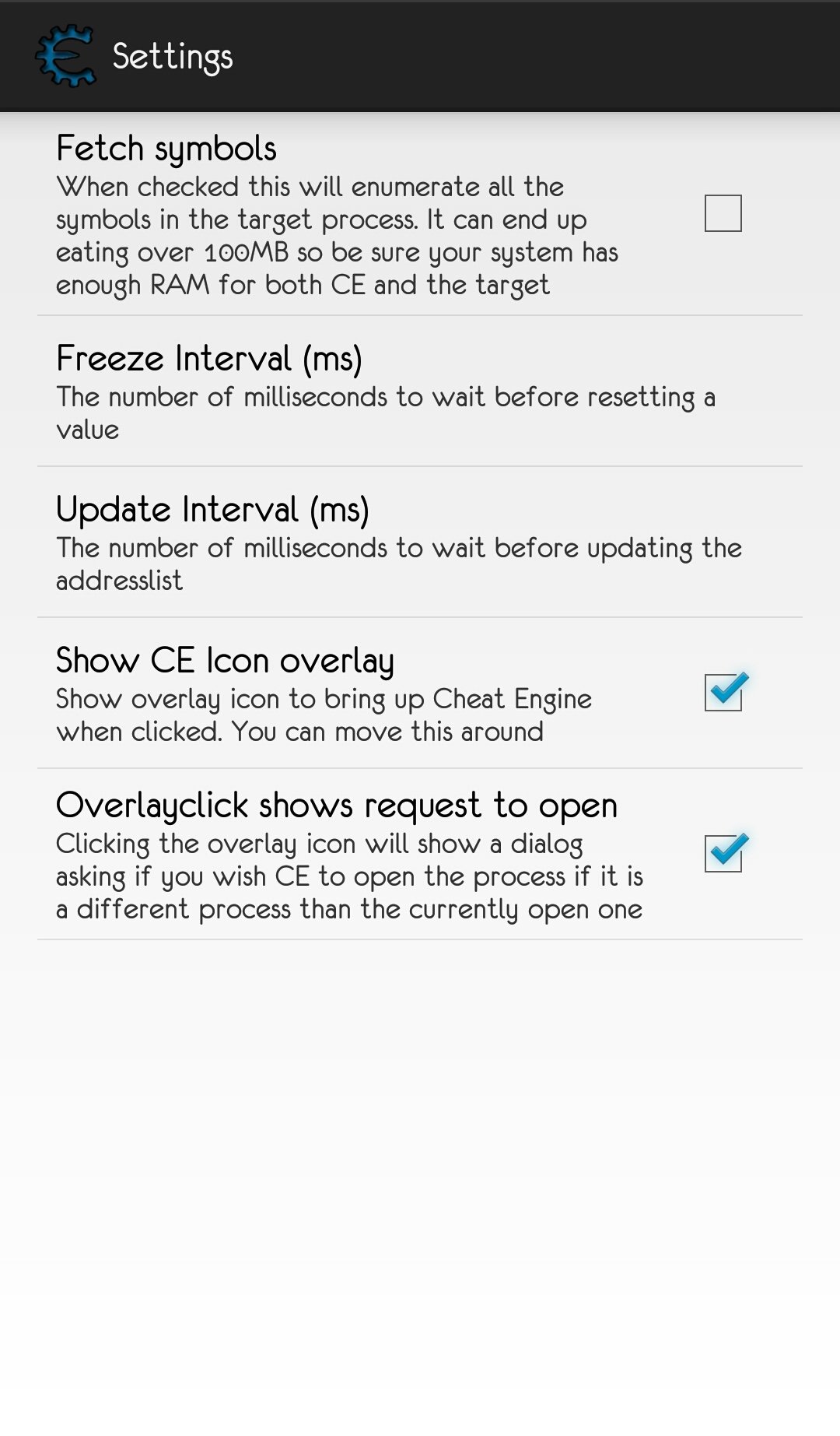 Cheat engine apk
