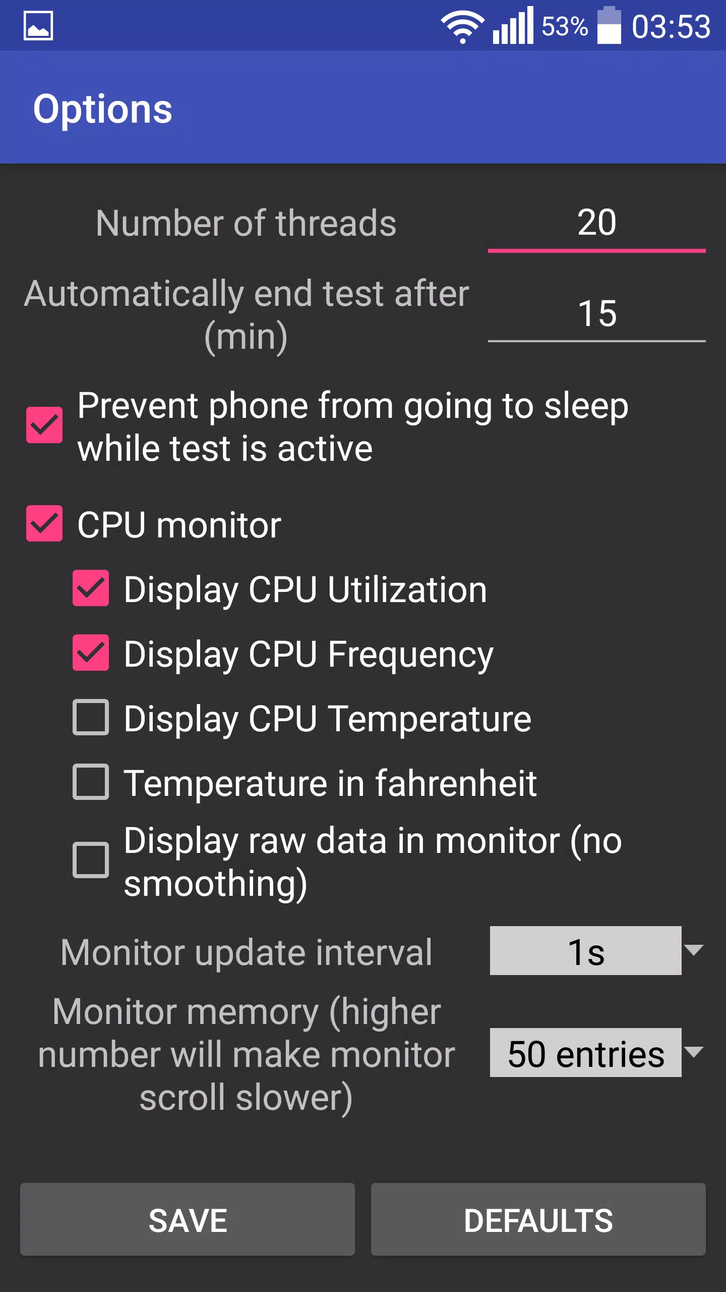 CPU Throttling Test APK