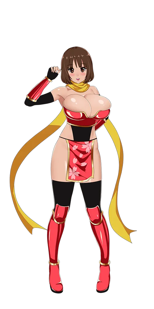 Kamichichi Girls: Sakura : Naked Apron