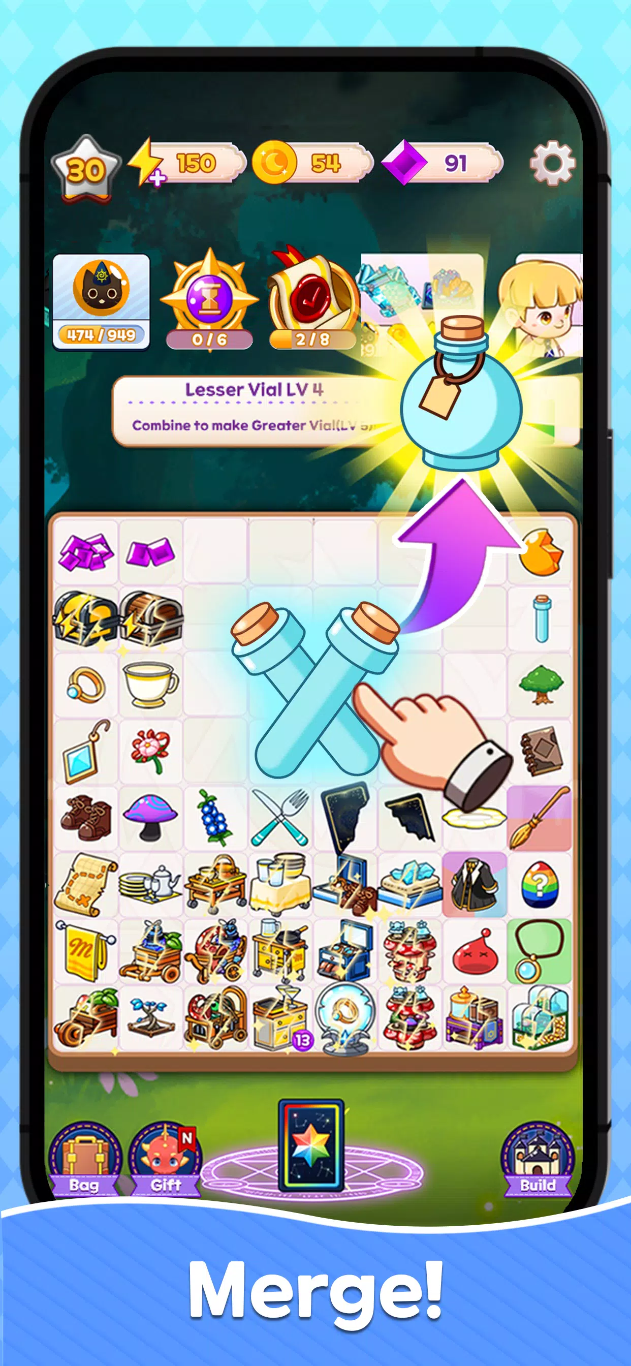 Magic Craft - Merge Tycoon