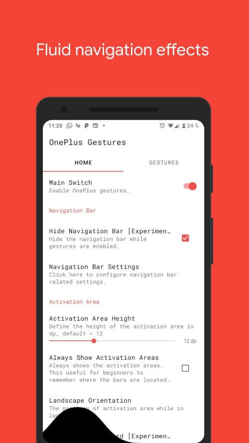 Vivid Navigation Gestures Vivid Navigation Gestures