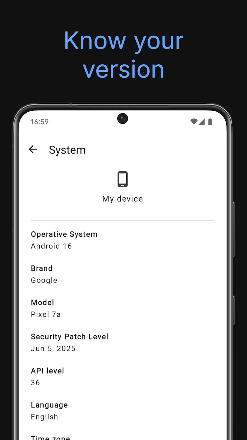 System information System information