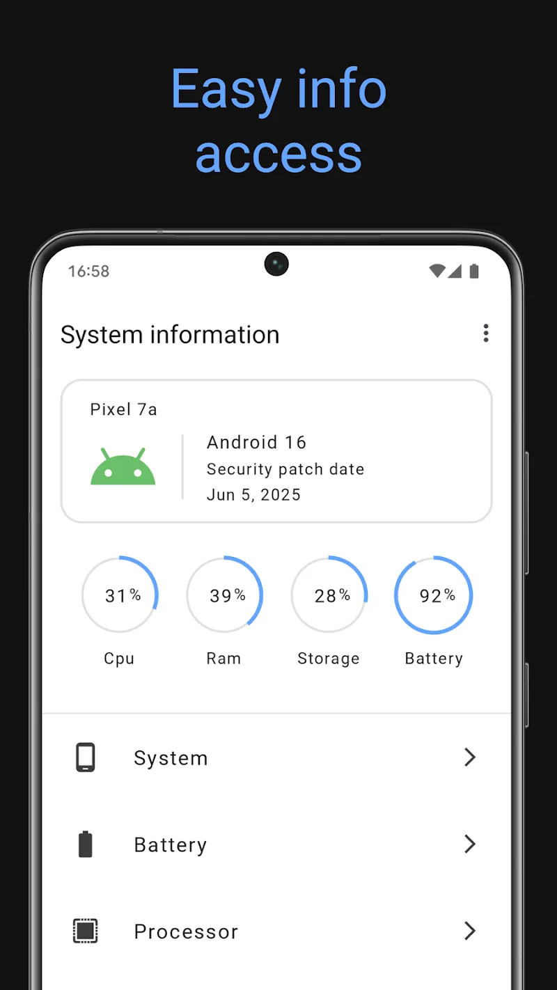 System information System information