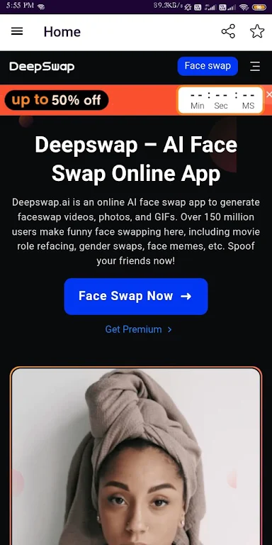 Deepswap – AI Face Swap