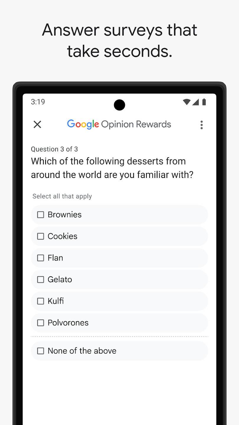 Google Opinion Rewards Google Opinion Rewards