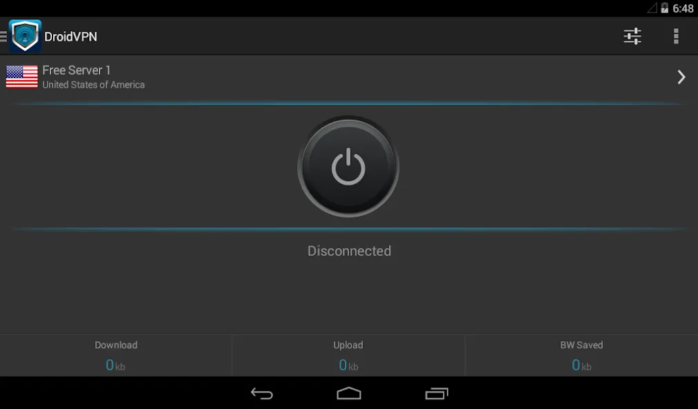 Droid vpn settings