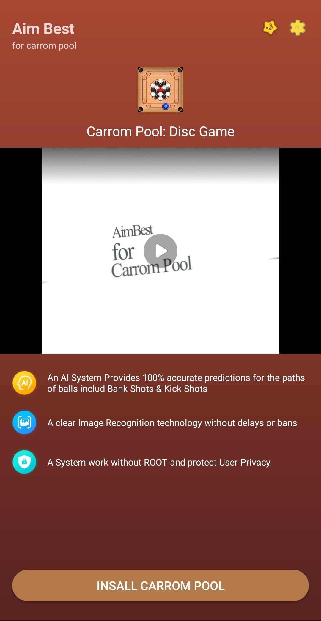 Aim Cool for Carrom Pool
