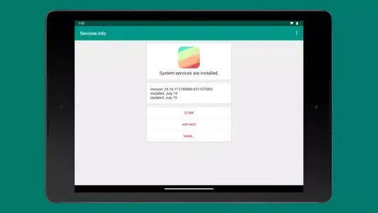 Play Services Info