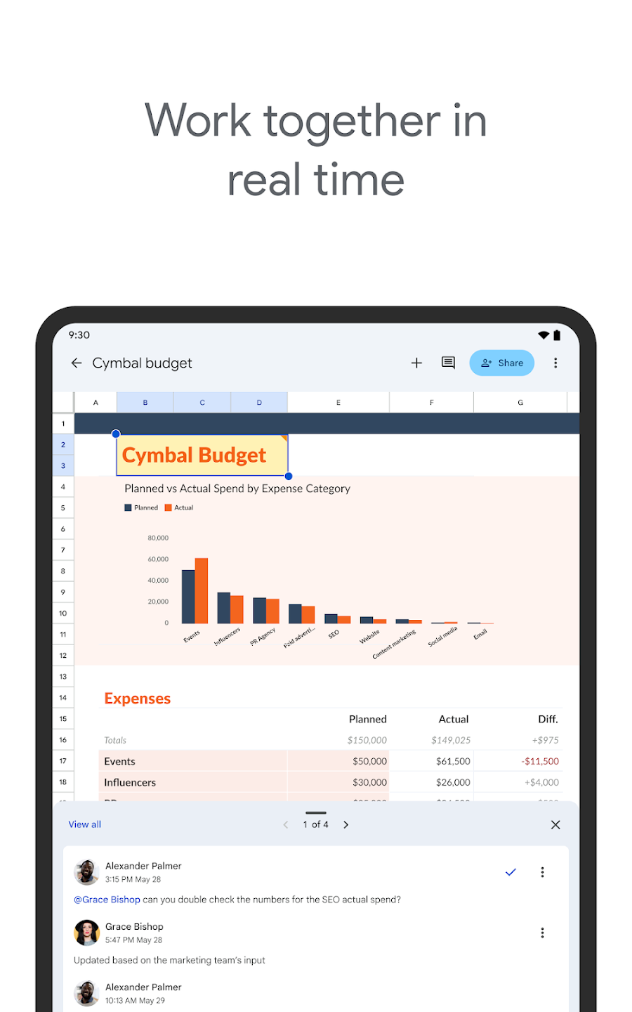 Google Sheets