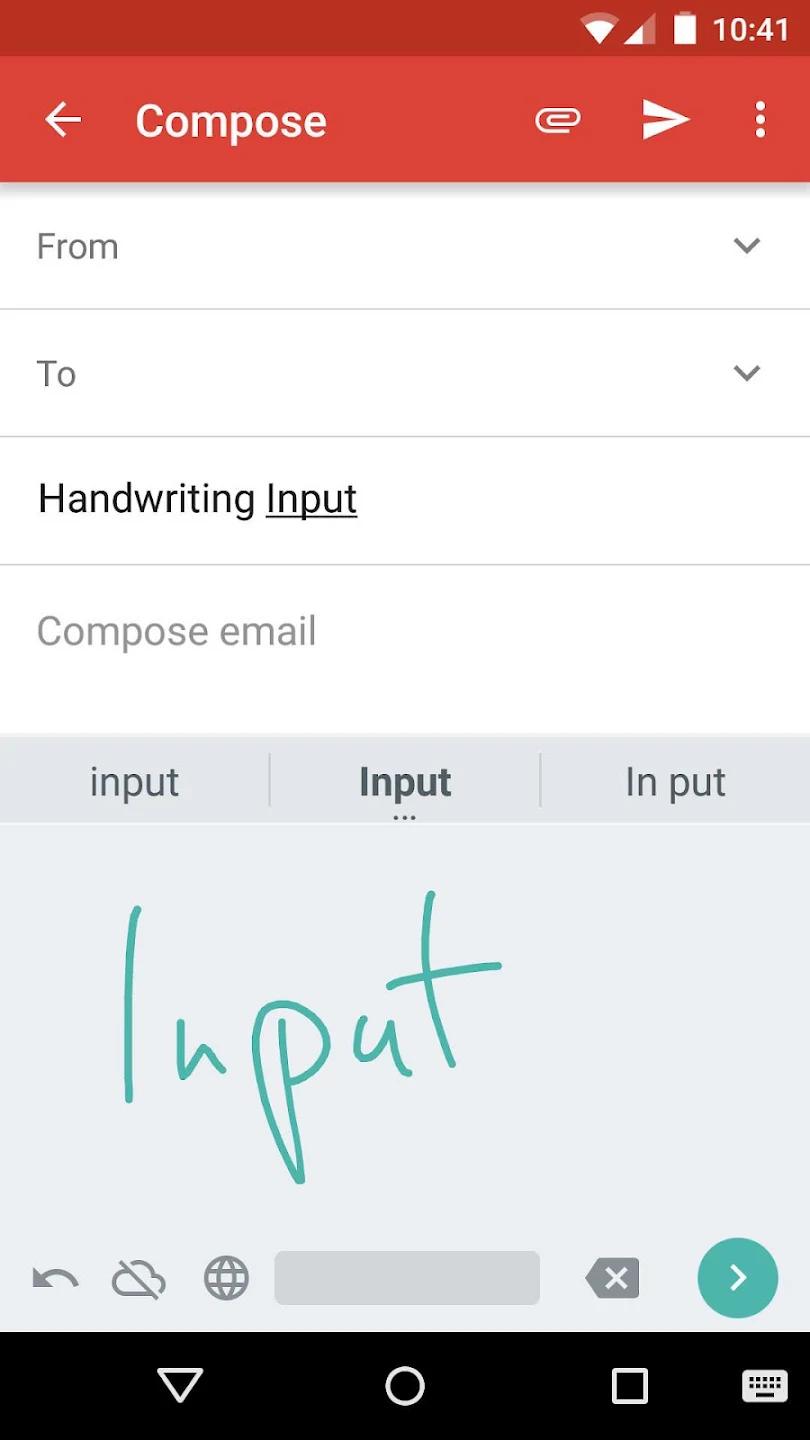 Google Handwriting Input