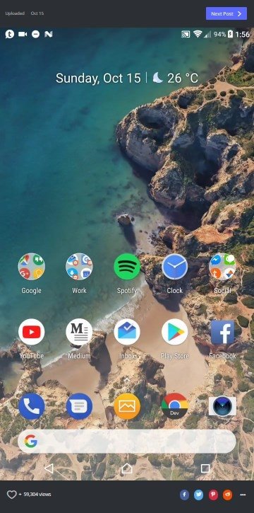 Rootless Pixel 2 Launcher