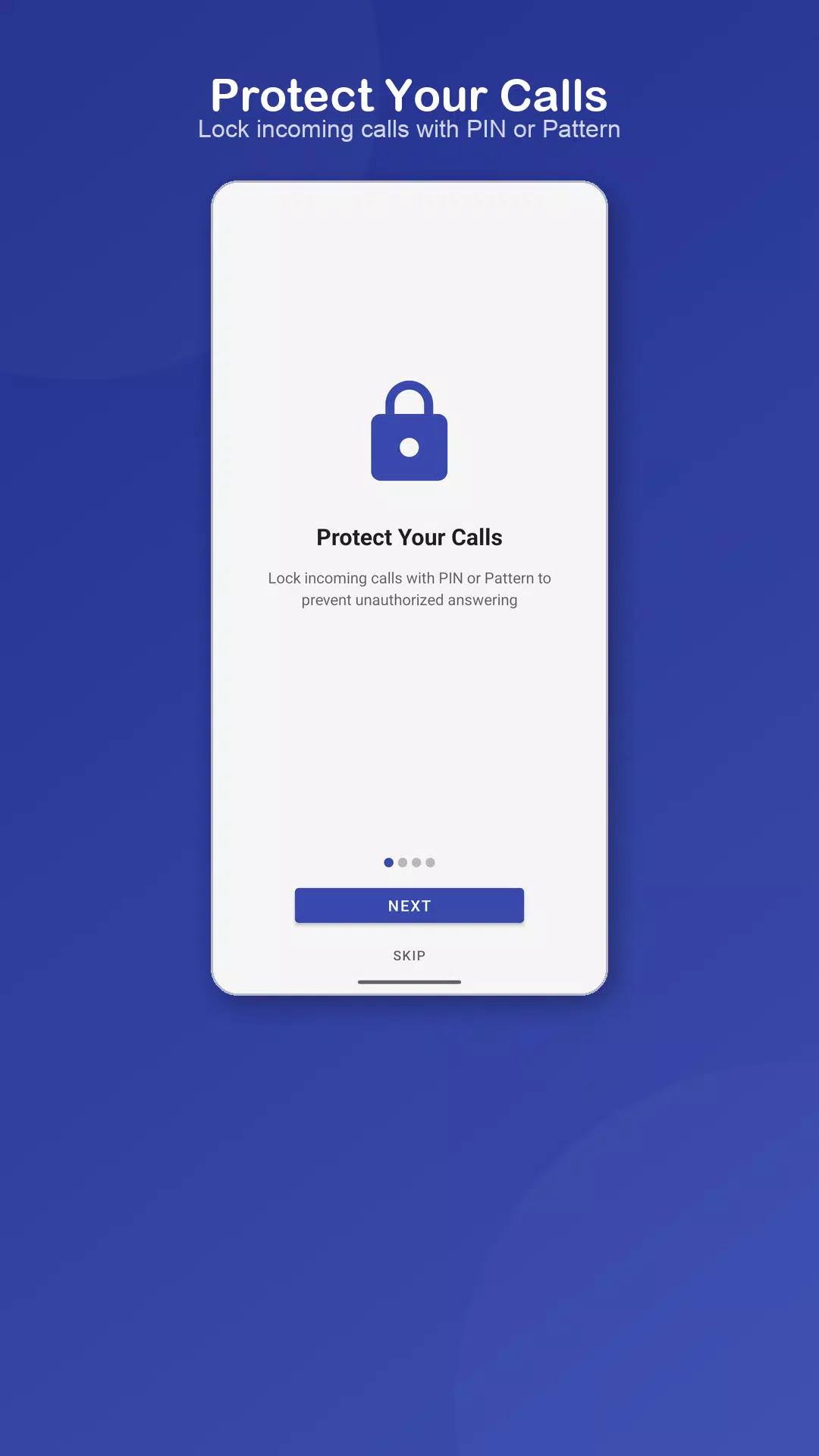 Incoming Call Lock