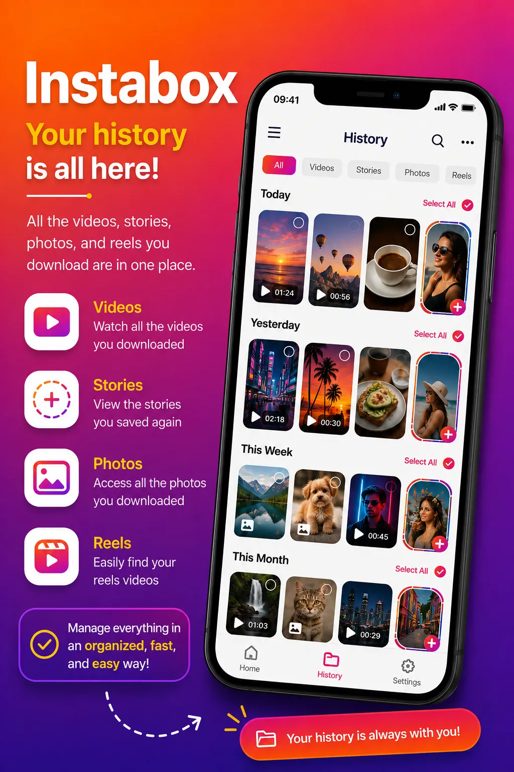 Photo & Video Downloader for Instagram Story Saver