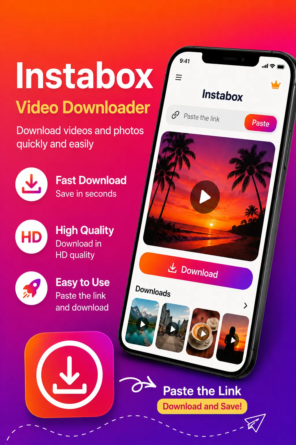 Photo & Video Downloader for Instagram Story Saver