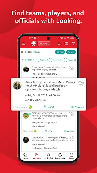 Cricket Scoring App Cricheroes