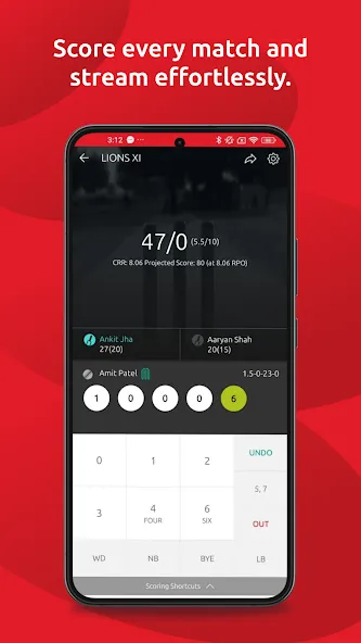 Cricket Scoring App Cricheroes