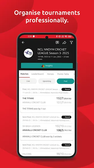 Cricket Scoring App Cricheroes