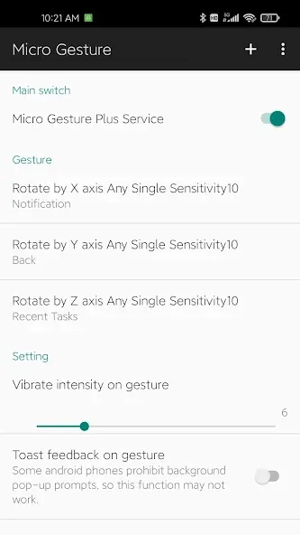 Micro Gesture