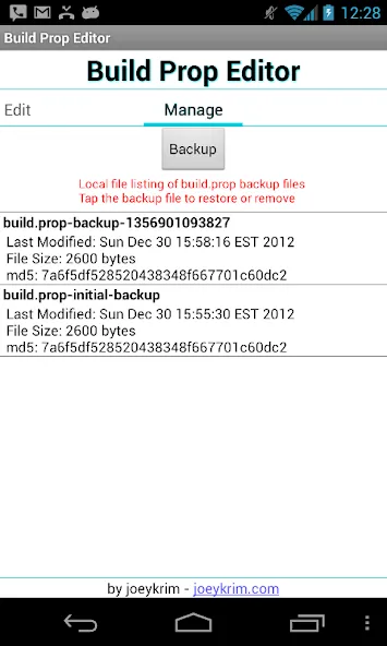 BuildProp Editor