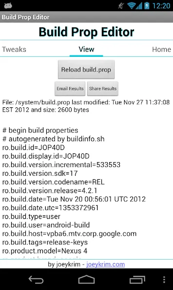 BuildProp Editor BuildProp Editor