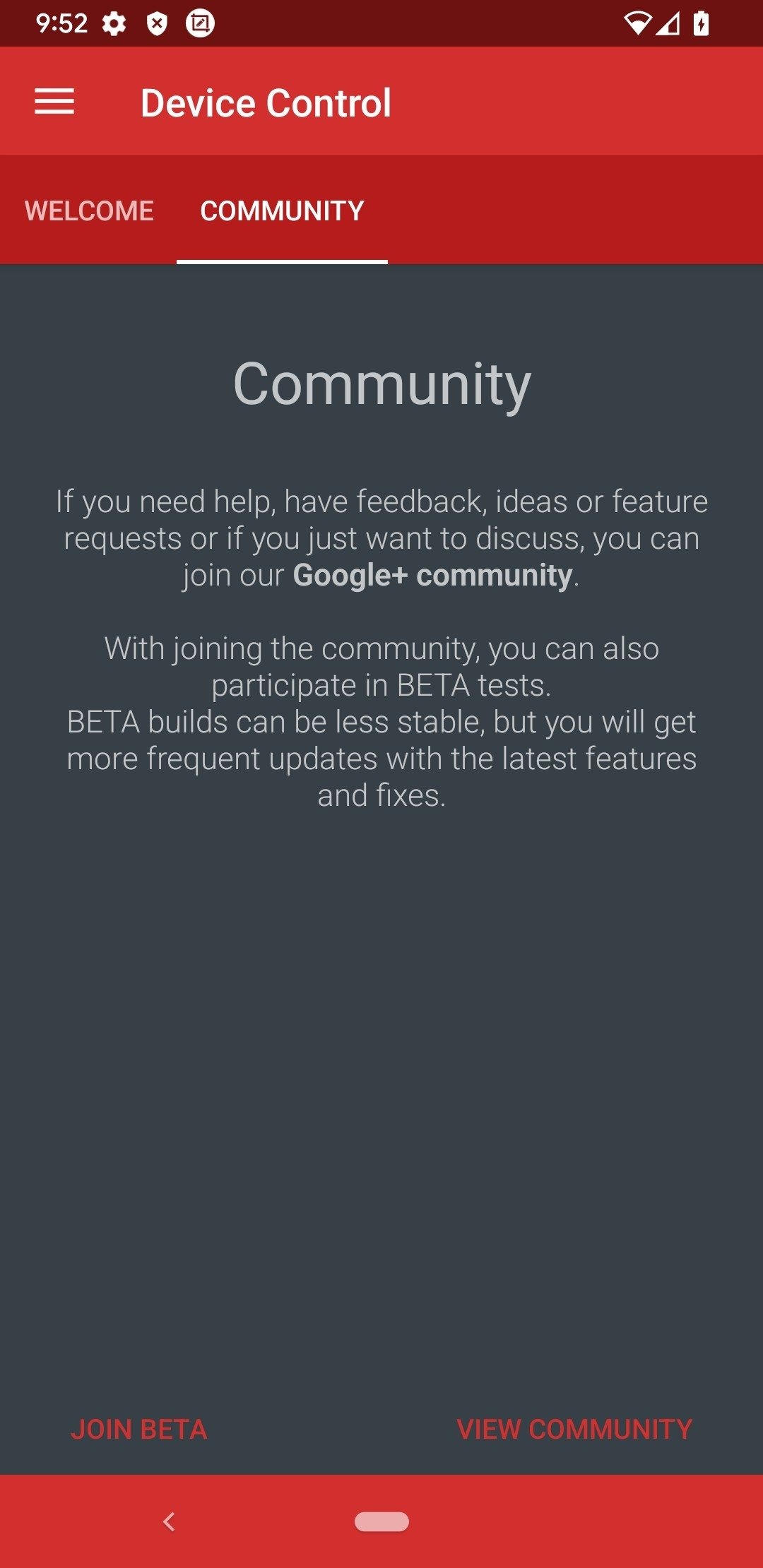 Device Control