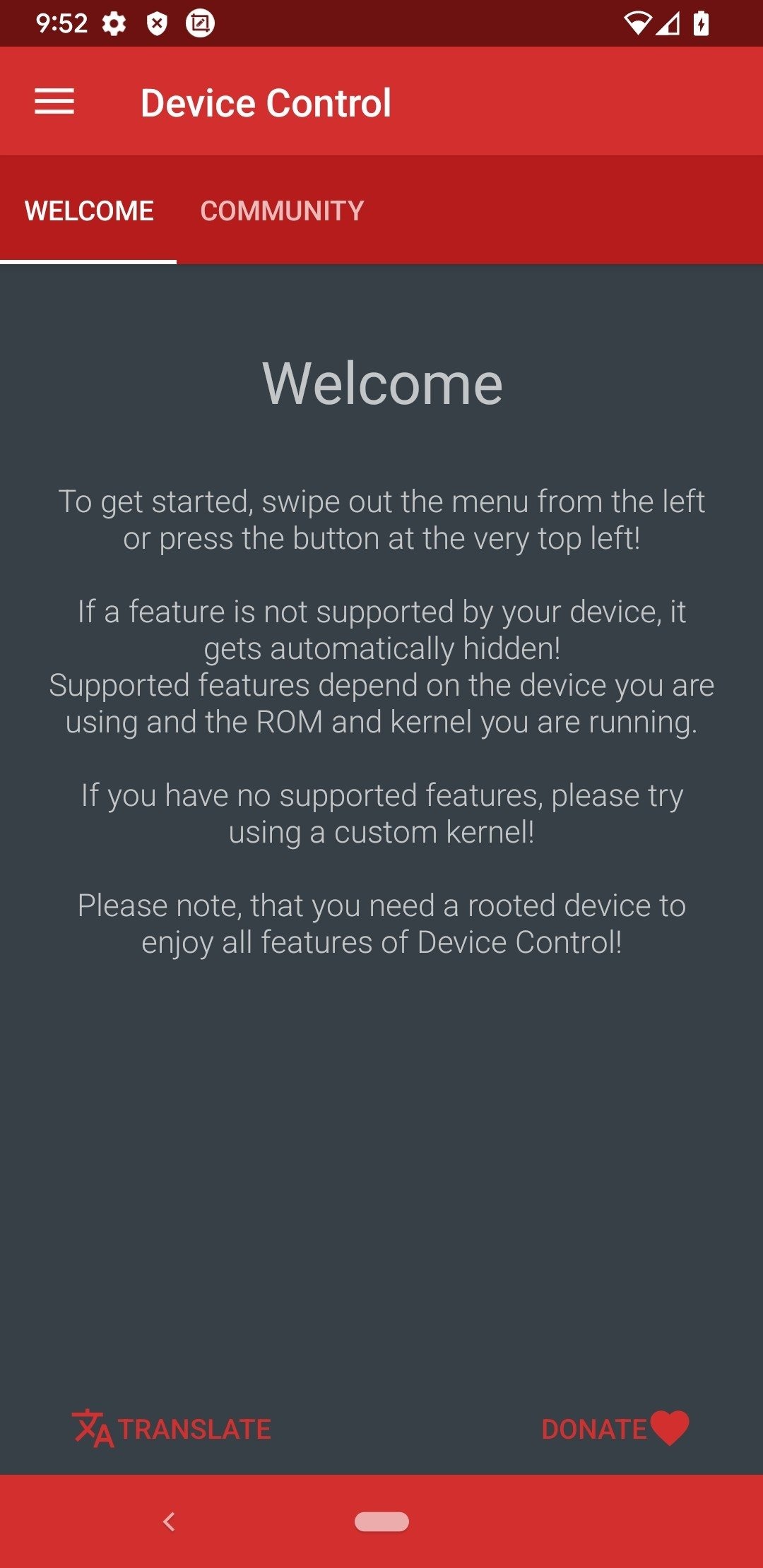 Device Control