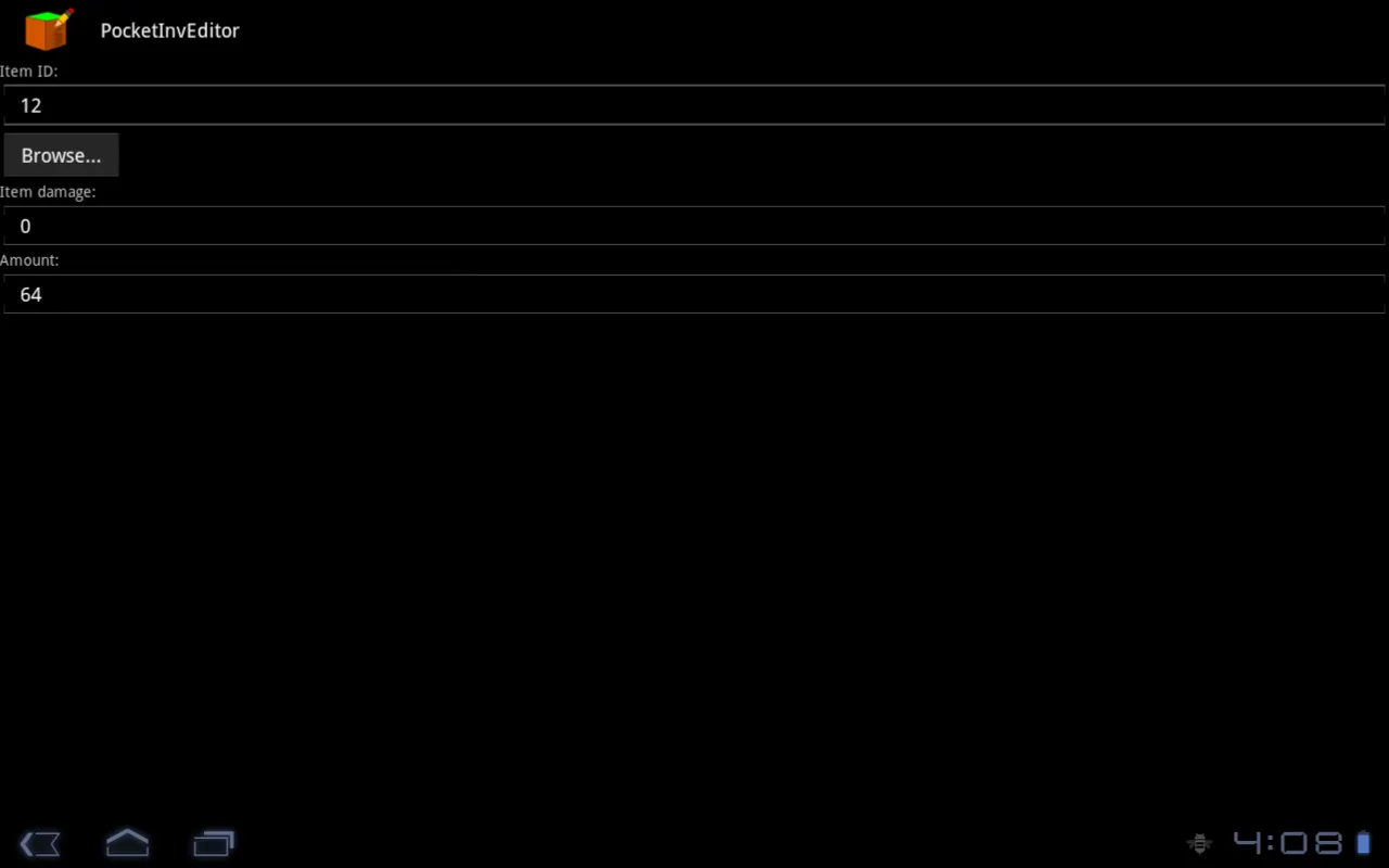 PocketInvEditor PocketInvEditor