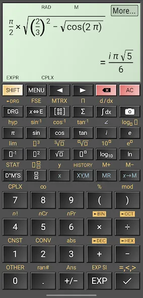 HiPER Scientific Calculator