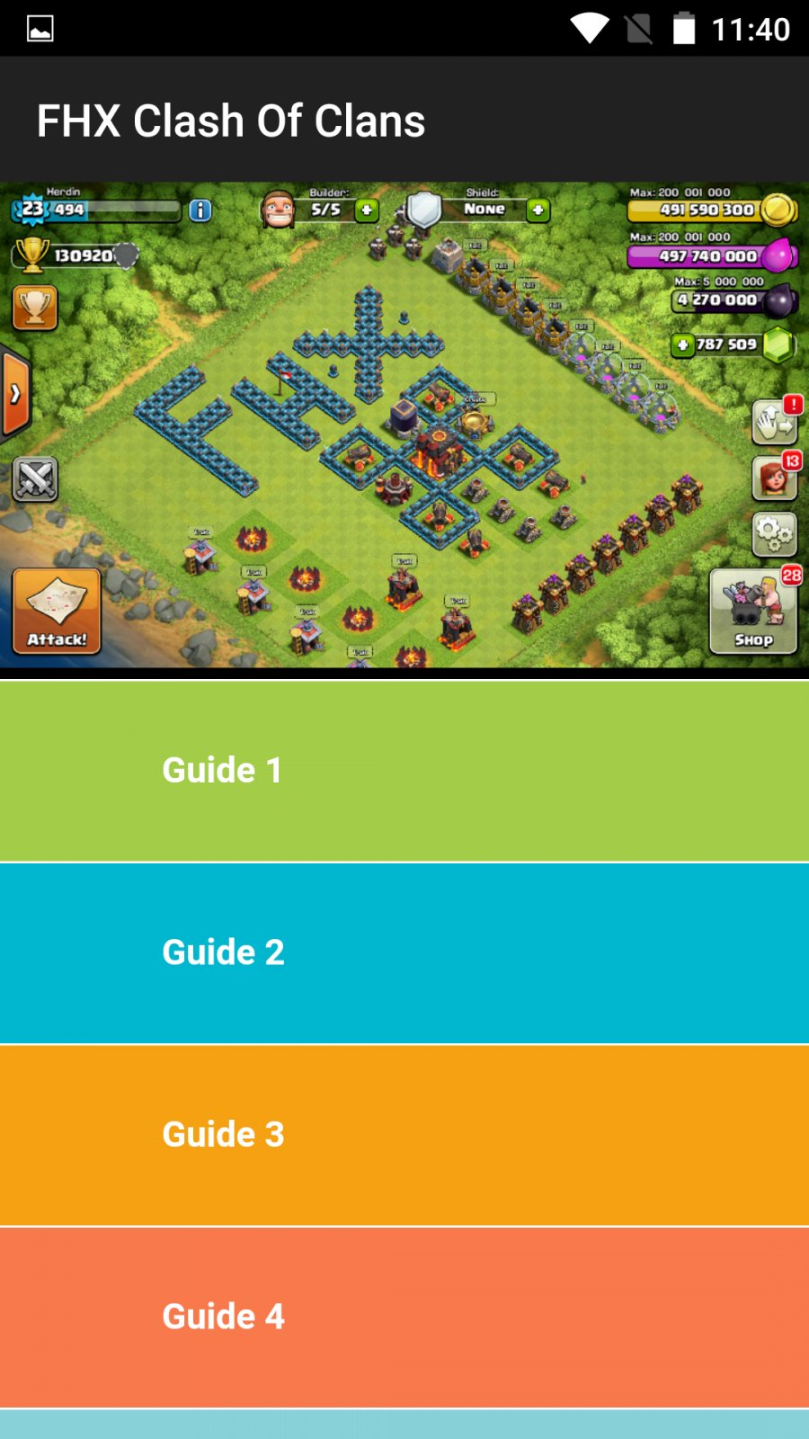 FHX Clash Of Clans