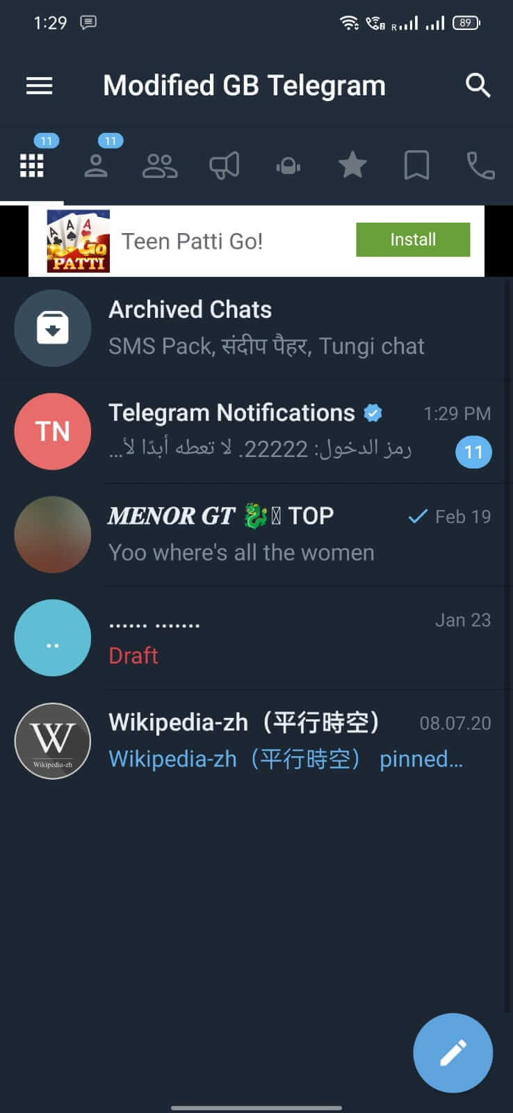 GB Telegram