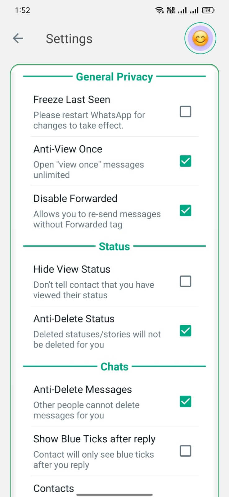 NA2 WhatsApp