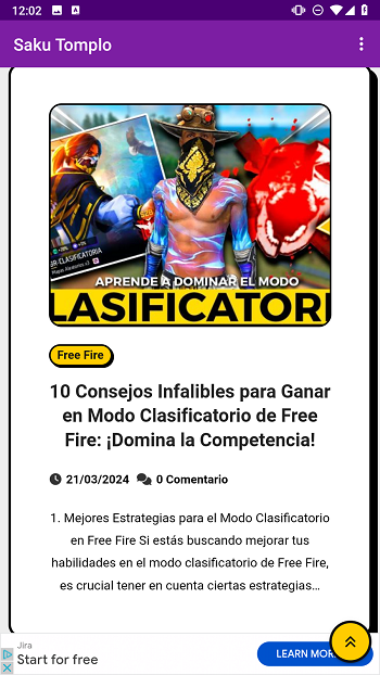 Saku Tomplo APK 5.0 (Free Fire)