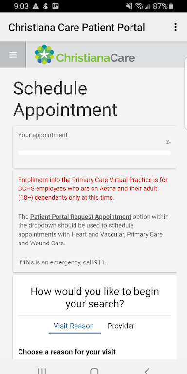 Christiana Care Patient Portal