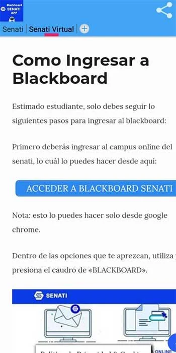 Senati Blackboard APK