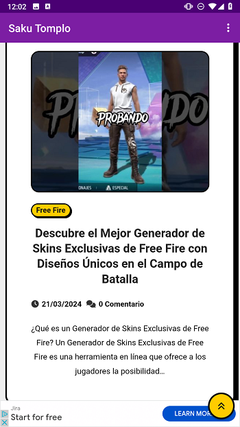 Saku Tomplo APK 5.0 (Free Fire)