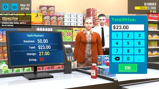 Manage Supermarket Simulator MOD