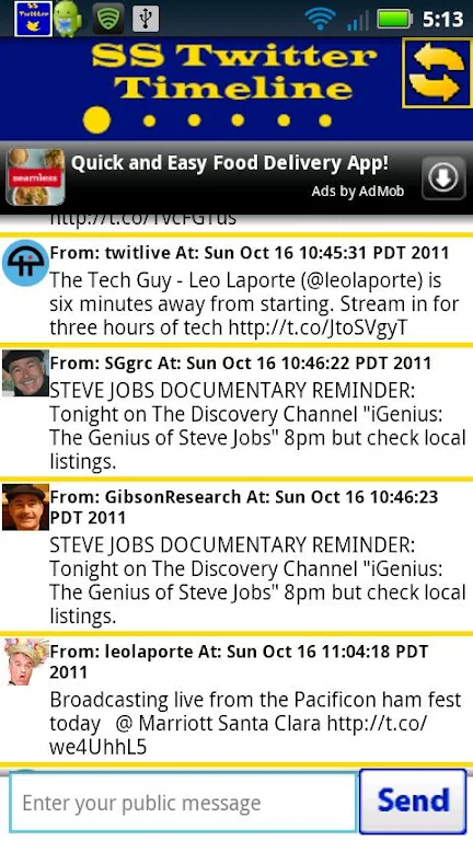 SS Twitter App