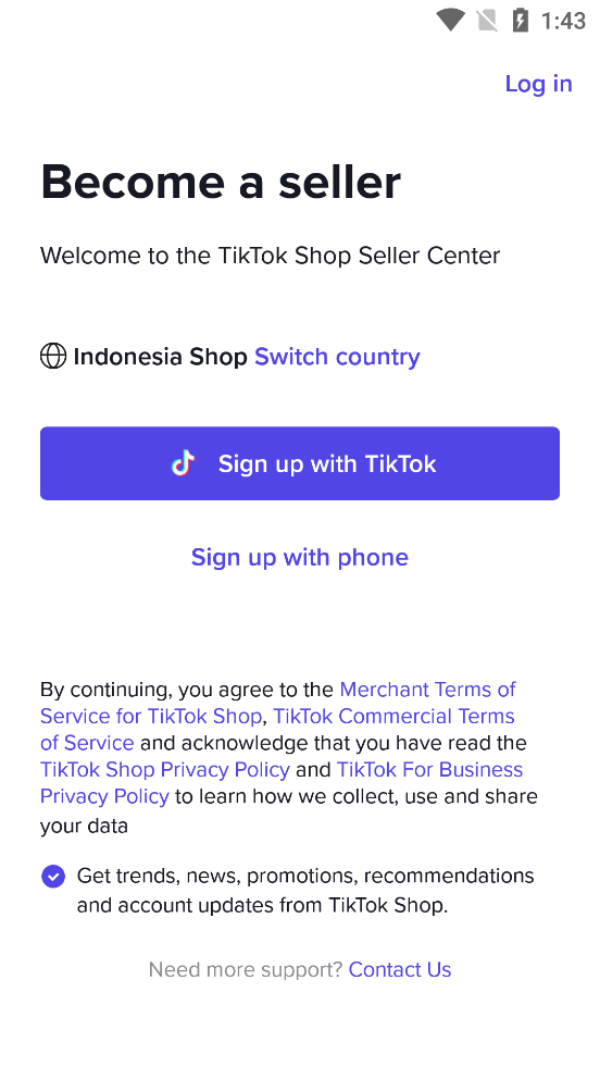 Tiktok Shop Seller Center United States
