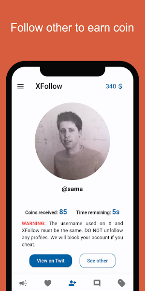 XFollow - Get followers, likes