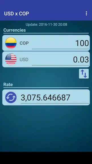 US Dollar to Colombian Peso Free