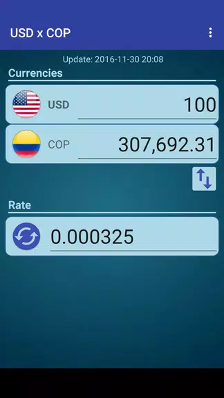 US Dollar to Colombian Peso Free