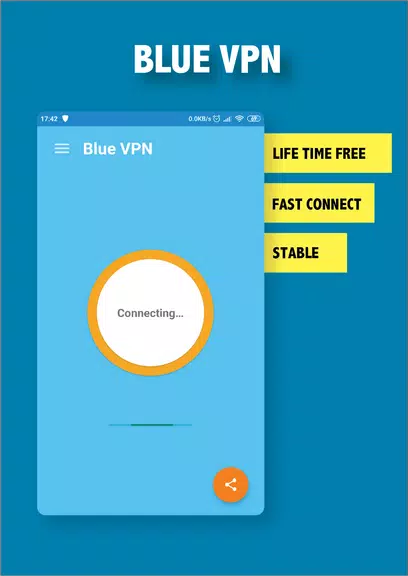 Blue VPN - Fast Free Secure un New