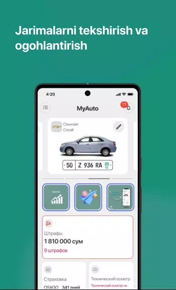 Road24 Jarimalar Tekshirish App