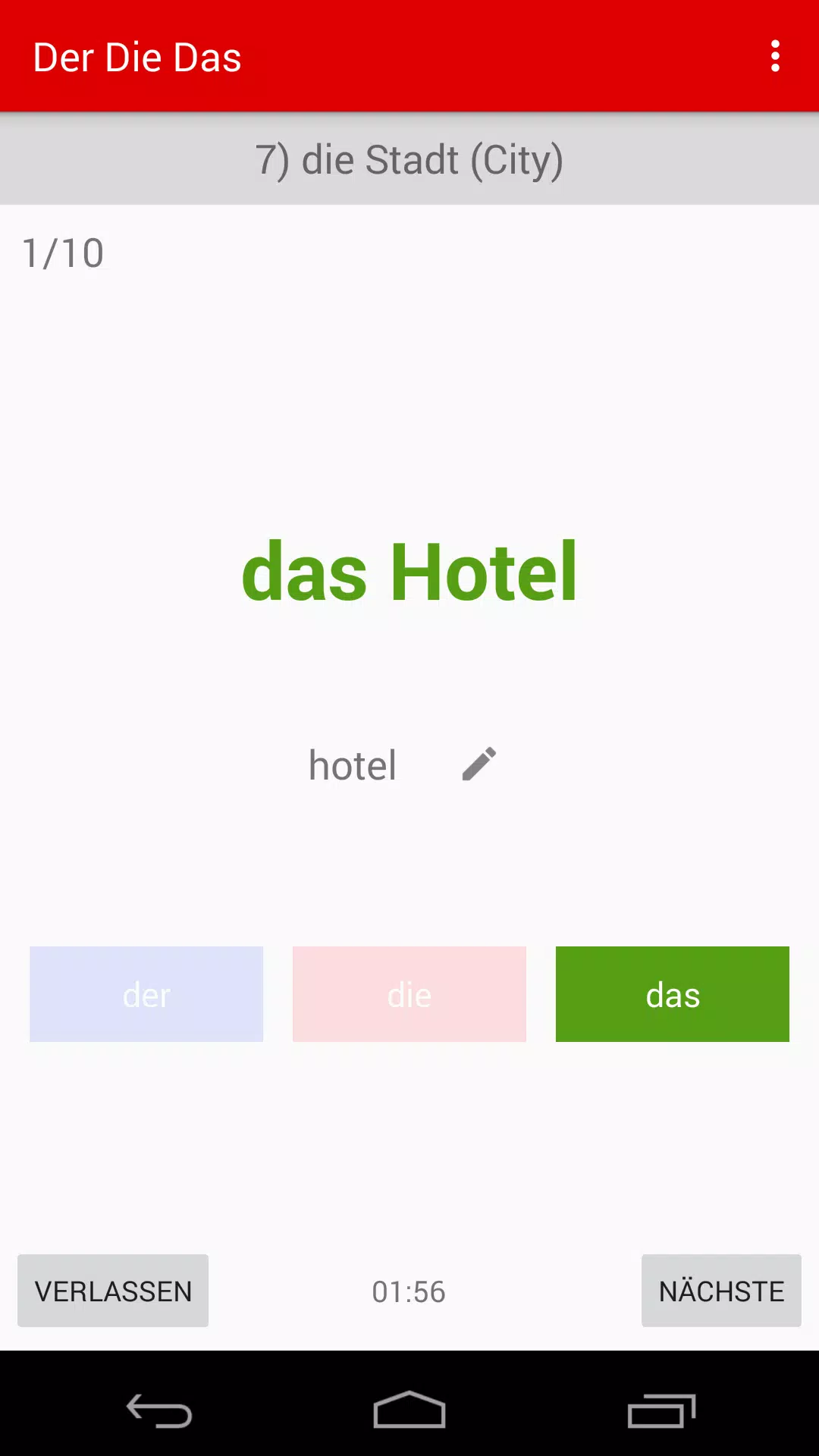 Der Die Das German Grammar APK