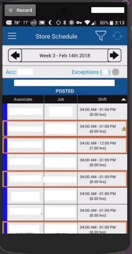 My Walmart Schedule