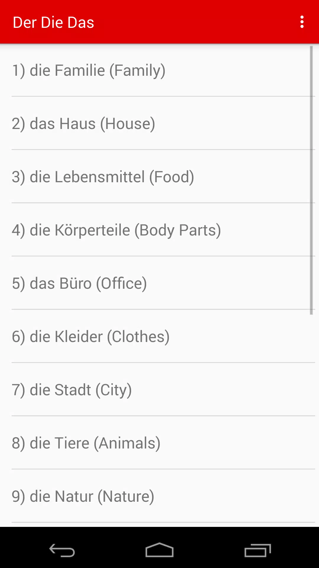 Der Die Das German Grammar APK